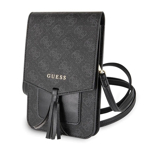 Guess 4G universal suport portofel husă (Negru) - GUWBSQGBK
