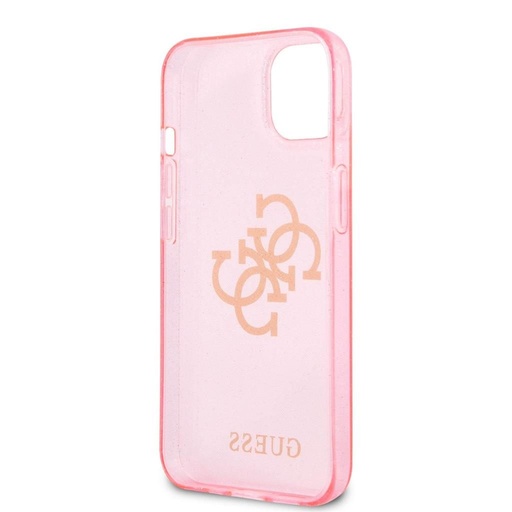 Apple iPhone 13 Guess TPU Big 4G Full Glitter husă (Roz) – GUHCP13MPCUGL4GPI