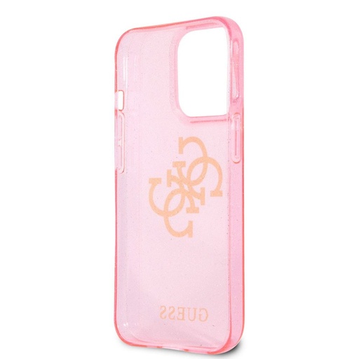 Apple iPhone 13 Pro Max Guess TPU Big 4G Full Glitter husă (Roz) – GUHCP13XPCUGL4GPI
