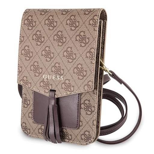 GUESS 4G Wallet cu trecere cablu husă (Bej - GUWBSQGBE)
