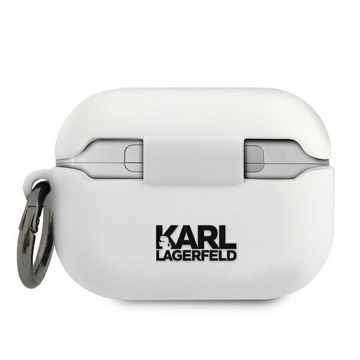 Apple AirPods Pro Karl Lagerfeld Karl Head pro husă (Alb) – KLACAPSILGLWH