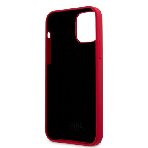 Apple iPhone 12 Pro Max (Roșu) Karl Lagerfeld Choupette Head husă - KLHCP12LSLCHRE