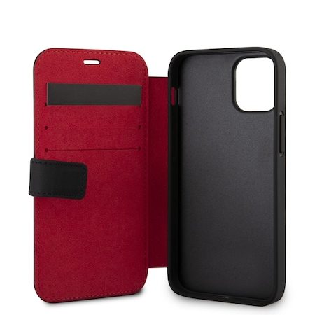 Apple iPhone 12 mini 5.4 Karl Lagerfeld Heads Book husă (Negru) – KLFLBKSP12SFKICKC