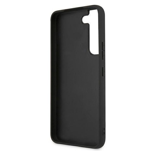 Samsung Galaxy S22 5G Karl Lagerfeld PU Saffiano Karl Head husă (Argintiu - KLHCS22SSAKHSL)