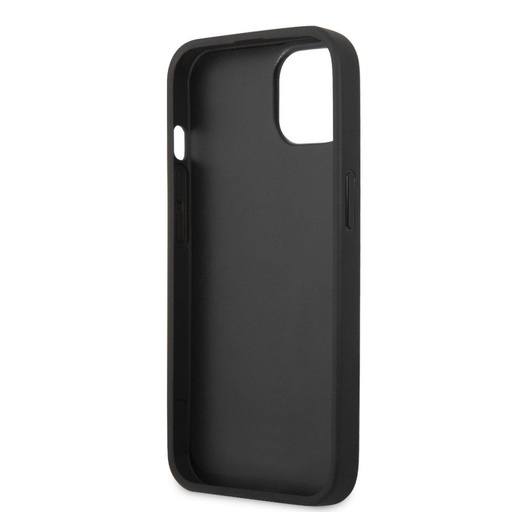 Apple iPhone 13 mini Karl Lagerfeld PU Saffiano Karl Head husă (Argintiu) – KLHCP13SSAKHSL