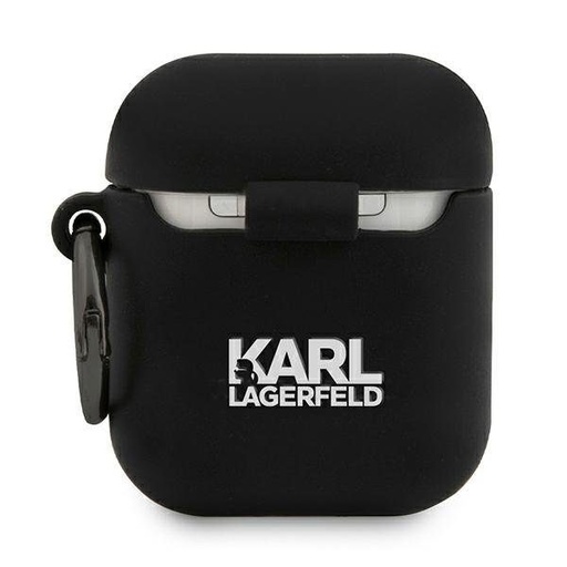 Apple AirPods 1/2 Karl Lagerfeld Rue St Guillaume husă (Negru) – KLACA2SILRSGBK