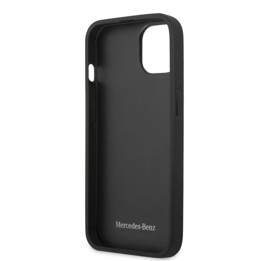 Apple iPhone 13 Mercedes piele husă spate (Negru) - MEHCP13MDELBK