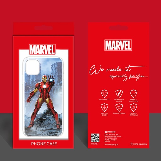 Apple iPhone 12 Pro Max (6.7) Iron Man 006 husă spate, (Albastru)