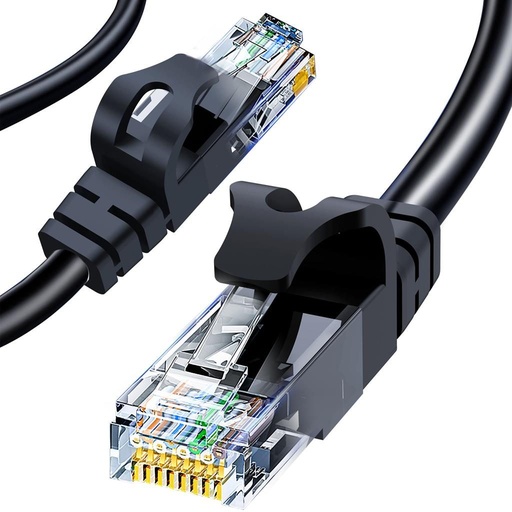 XO GB007 1m-es CAT6 de rețea cablu, negru
