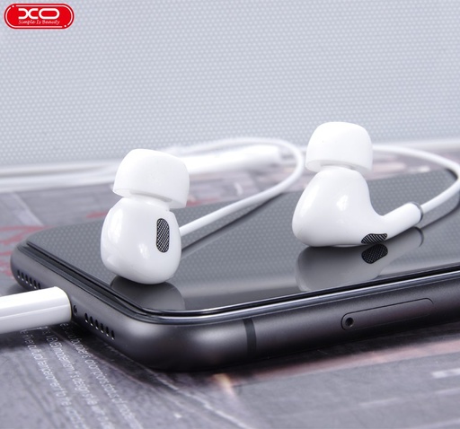 XO EP24 bluetooth-os cu fir căști, cu microfon,Lightning cu conector, alb