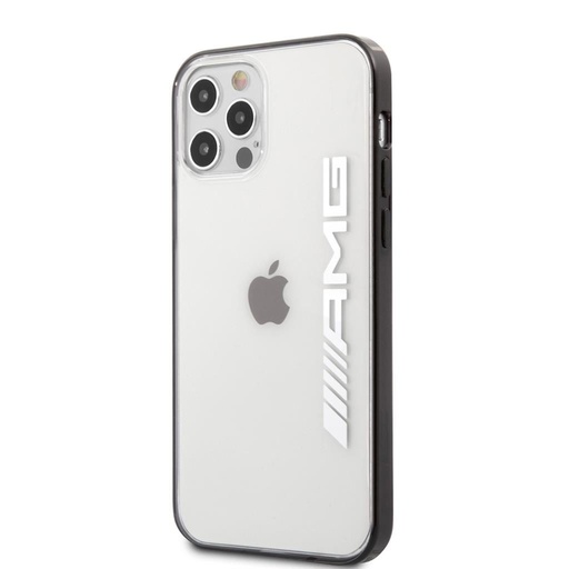 Apple iPhone 12/12 Pro AMG silicon husă spate (Transparent) - AMHCP12MAESLBK