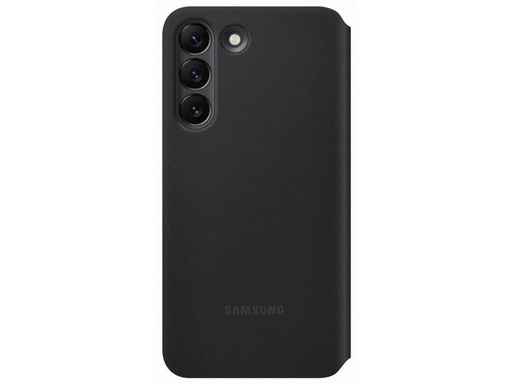 Samsung Galaxy S22 transparent view original husă tip carte, negru, EF-ZS901CBE