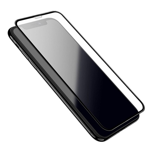 Apple iPhone XR/11 (6.1) Hoco silk screen complet adeziv sticlă securizată, transparent (negru cu ramă)