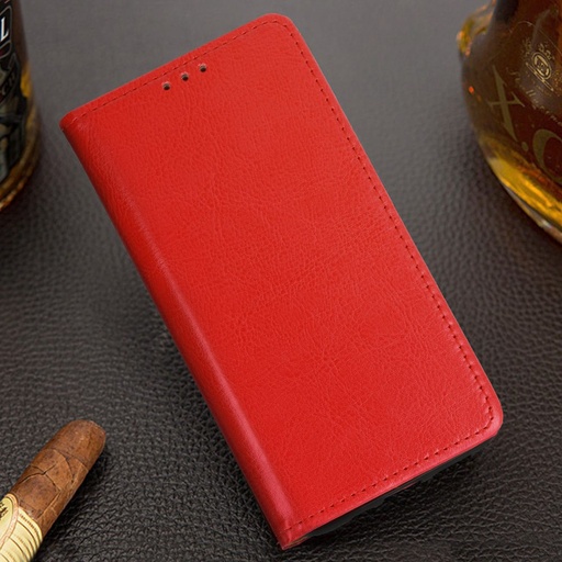 Apple iPhone 13 Pro Max original piele husă tip carte (Roșu)