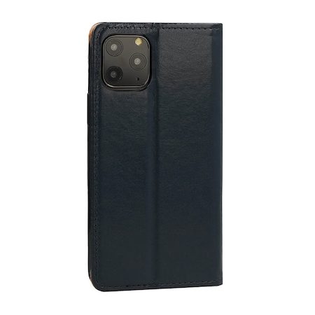 Samsung Galaxy A12 original piele husă tip carte, (Albastru)