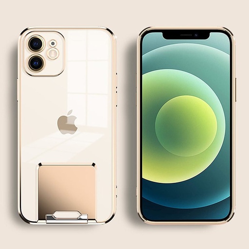 Apple iPhone 7/8/SE 2020/SE 2022 luxury cu suport husă spate (Auriu)