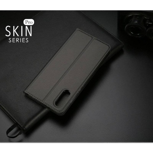 Apple iPhone 12/12 Pro DUX DUCIS skin piele husă tip carte (Negru)