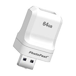 Photofast iOS 64GB Photocube smart salvare date, Alb