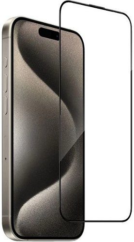 Apple iPhone 15 Pro Max BLUEO safir sticlă securizată + ramă de aplicare transparent