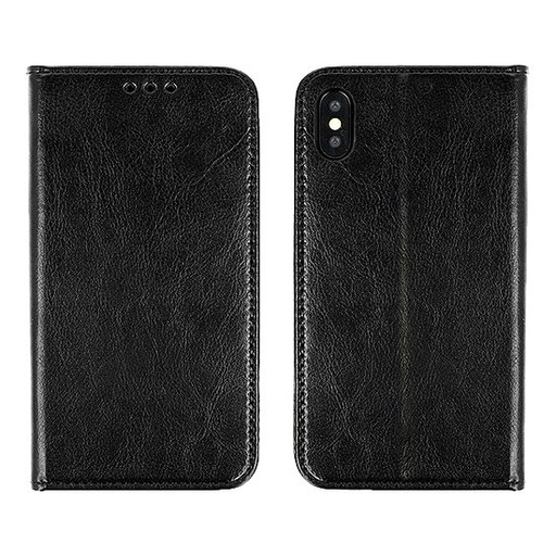 Apple iPhone 11 original piele husă tip carte (Negru)