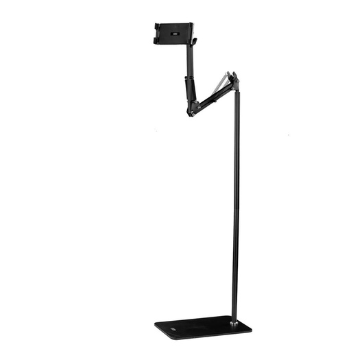 XO C137 de birou telefon- és suport tabletă suport transportabil metal telefon mobil/tablet suport 135cm magas (Negru)