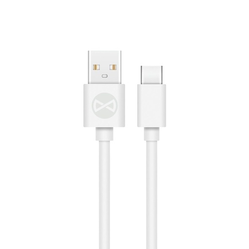 Forever USB-C 2A type-C cablu de date (Alb)