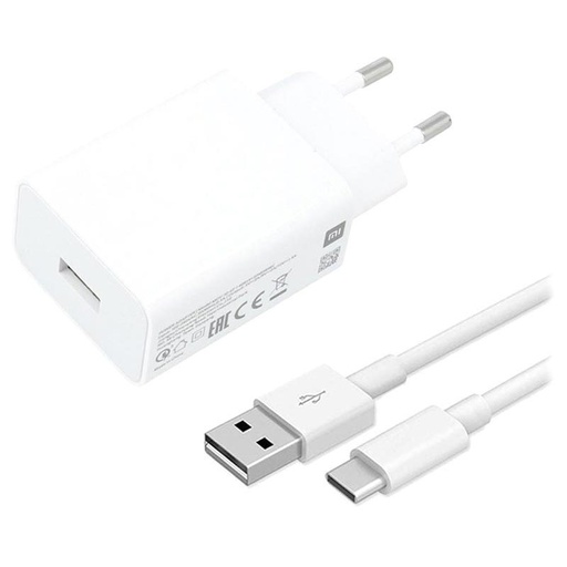 Xiaomi MDY-11-EP de rețea încărcător rapid type-C cu cablu 22.5W (Alb) ECO ambalaj