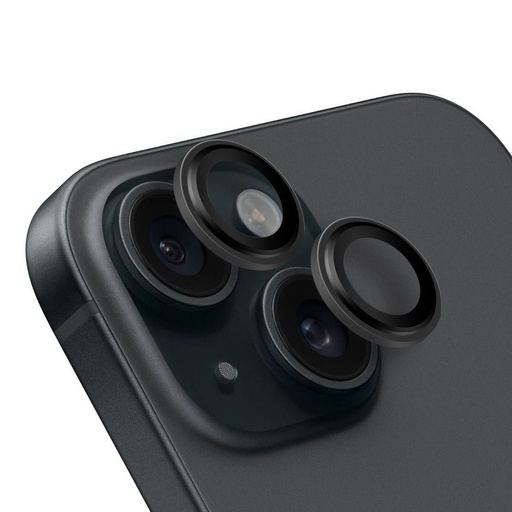 Apple iPhone 15 & iPhone 15 Plus OBAL:ME protecție cameră (Negru)