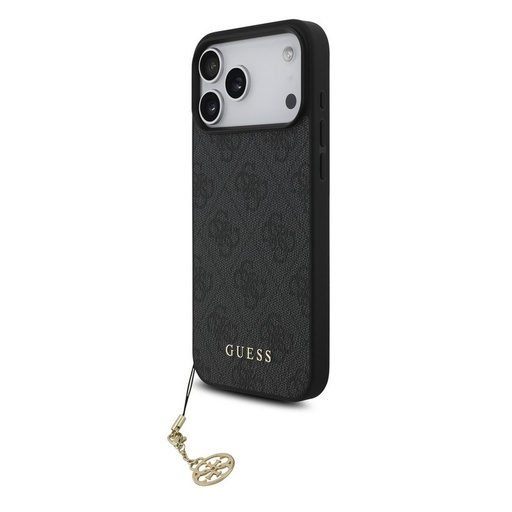 Guess 4G Charm husă iPhone 17 Pro (Gri) - GUHMP17LGF4GCK