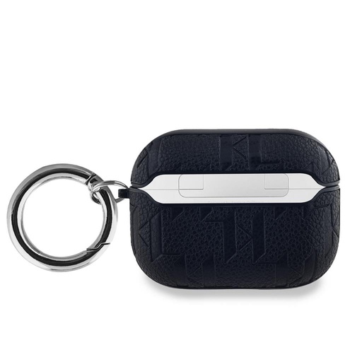 Apple AirPods Pro Karl Lagerfeld PU Embossed Karl and Choupette Heads husă (Negru) - KLAPPGKCPK