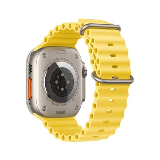 Forcell F-Design FA12 silicon curea Apple Watch 42 / 44 / 45 / 49 mm (Galben)