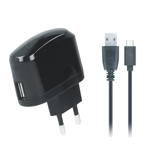 de rețea încărcător (microUSB cablu), 2A, negru