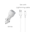 2 USB port, lightning cablu