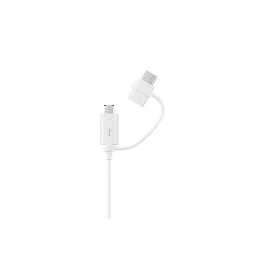 Samsung MicroUSB + USB-C 2in1 cablu de date 1.5 m (Alb)
