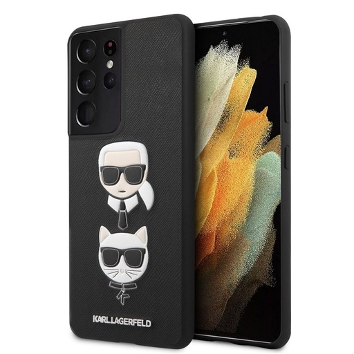 Samsung Galaxy S21+ Karl Lagerfeld Original husă (Negru) – KLHCS21MSAKICKCBK