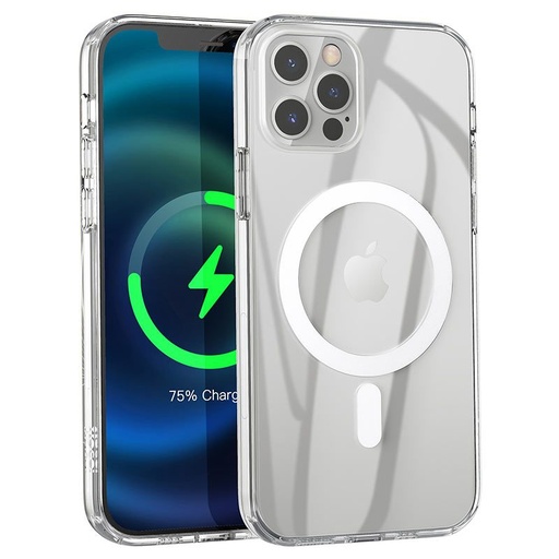 Apple iPhone 12/12 Pro Hoco Magsafe silicon husă spate (Transparent)