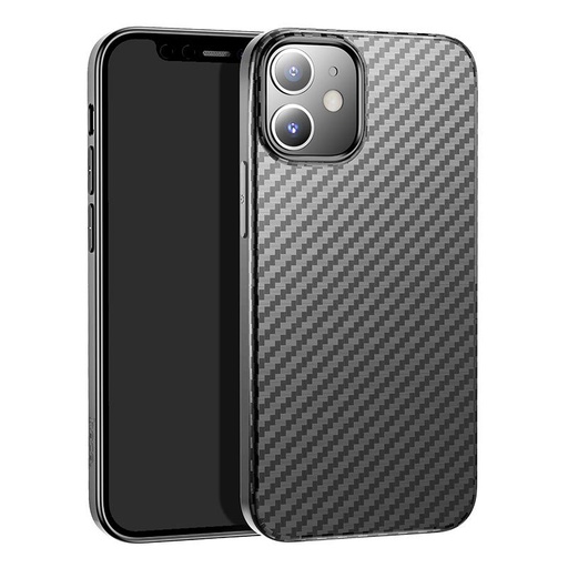 Apple iPhone 12/12 Pro Hoco delicate shadows silicon husă spate (Negru)