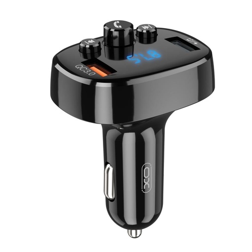 XO BCC03 FM transmitter, dual-port, 18W, negru