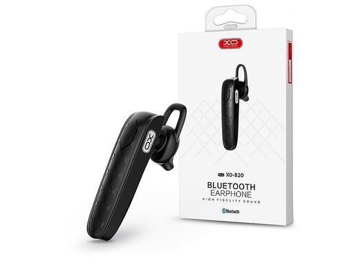 XO B20 bluetooth headset, BT v4.1, 4 ore muzică/apel, Micro USB încărcare, alb