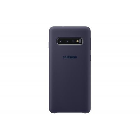Samsung Galaxy S10+ silicone cover original husă spate, albastru închis