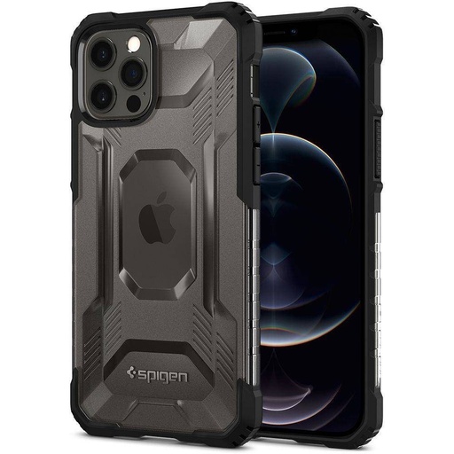 Apple iPhone 12/12 Pro Spigen nitro force anti-șoc husă spate (Negru)