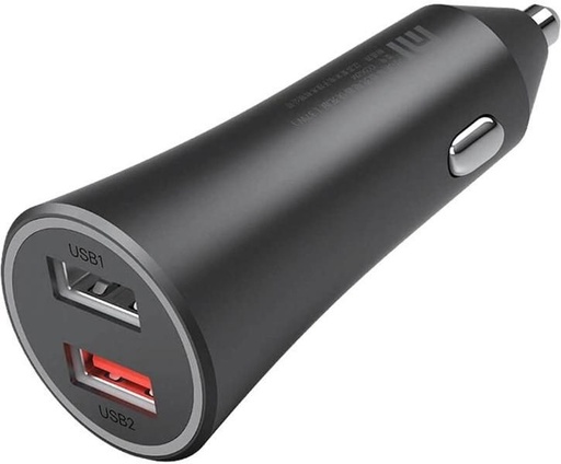 Xiaomi MI auto încărcător rapid 37W (2 USB port), negru