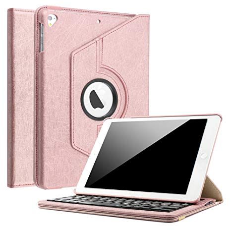 Apple iPad Air 2017/ 2018 rotativ tablet husă (Rosegold)