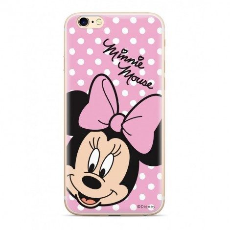 Apple iPhone 7 / iPhone 8 / iPhone SE 2020 / iPhone SE 2022 Disney silicone Minnie 008 husă spate (Roz)