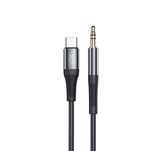 XO NB-R193B USB-C audio adapter (Black) – USB-C–3.5 mm, 1 m
