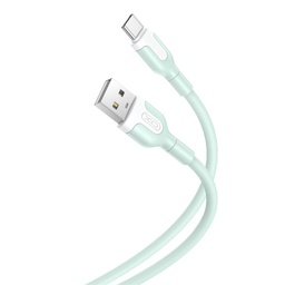 XO NB212 USB-C cablu de date (Verde) – 2.1A