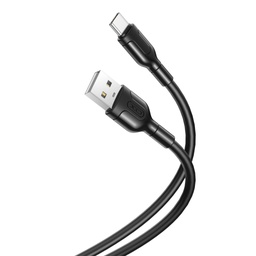 XO NB212 USB-C cablu de date (Negru) – 2.1A