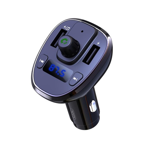 XO BCC05 auto încărcător,MP3/FM transmitter, negru