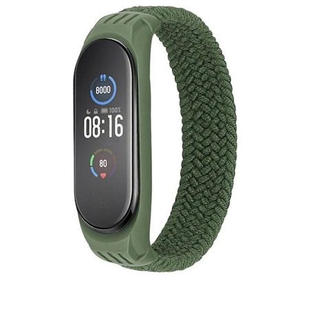 Xiaomi Mi Band 5/6/6NFC Tech Protect Loop textil curea, verde