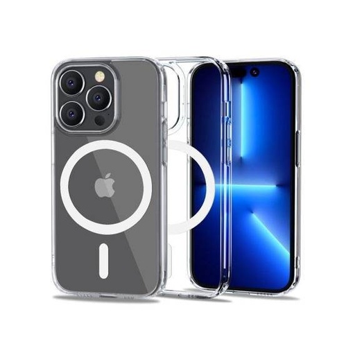 Apple iPhone 14 Pro Tech Protect Flexair hybrid magsafe husă spate (Transparent)
